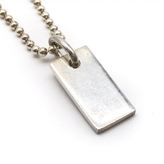925 Sterling Silver Gucci Necklace