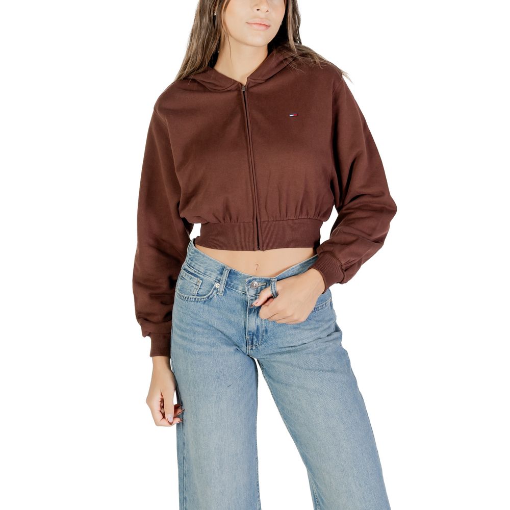 Brown Recycled Cotton Hoodie