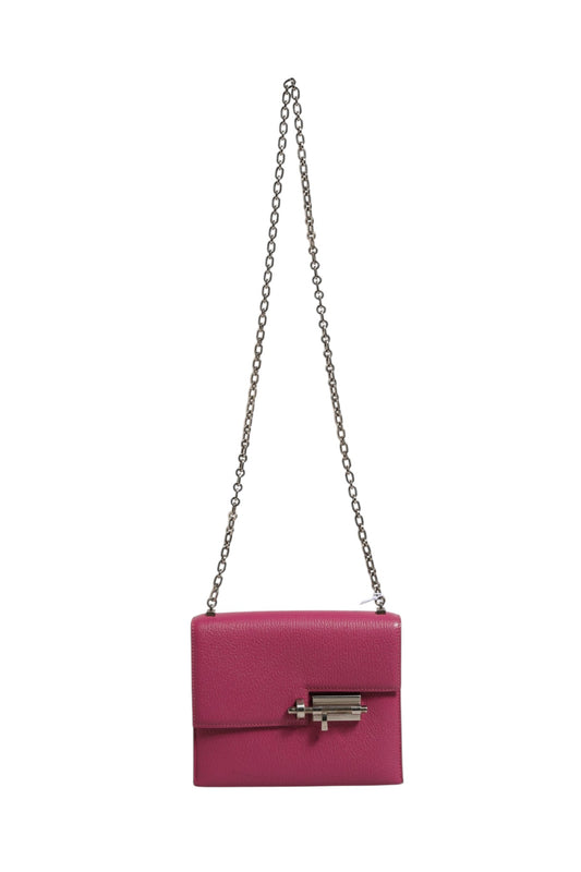 Mini Verrou Chaine Bag Chevre Mysore Magnolia