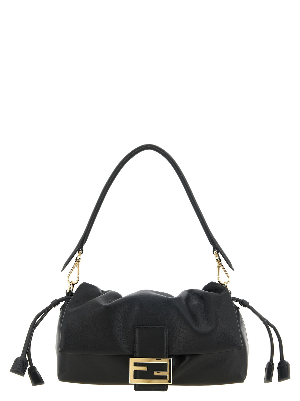 Black Lamb Leather Handbag