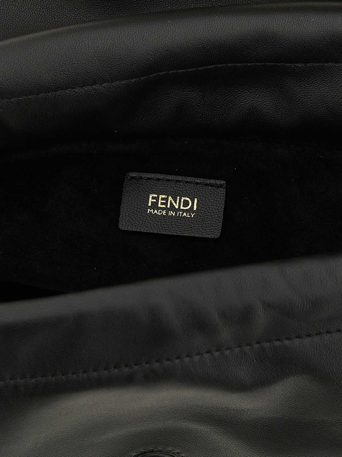Black Lamb Leather Handbag