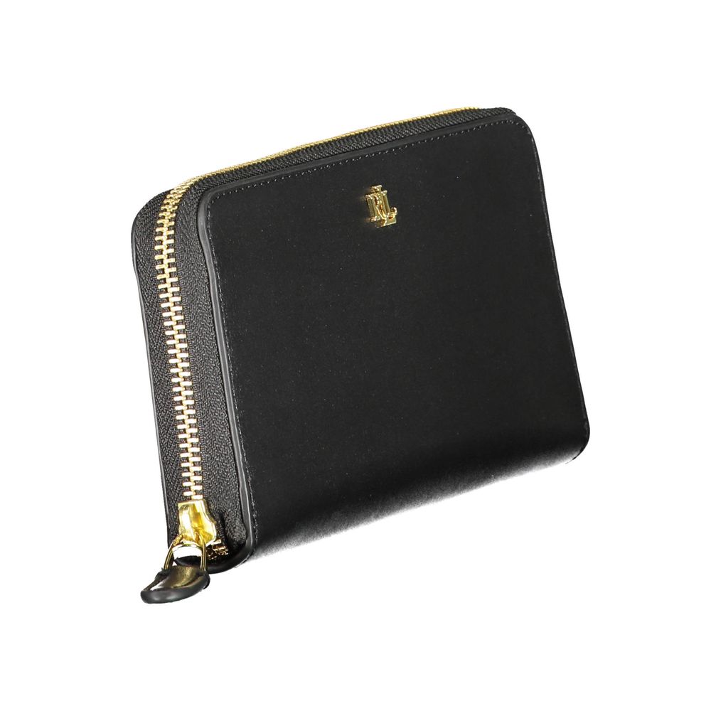 Black Leather Women Wallet