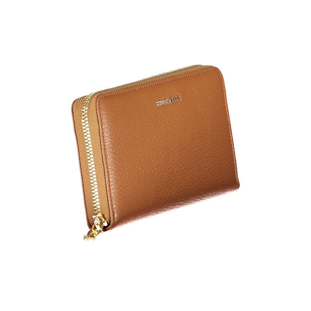 Marrone Leather Woman Wallet