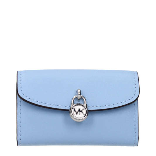 Light Blue Leather Wallet
