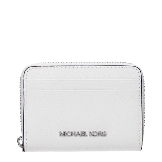 White Leather Cardholder