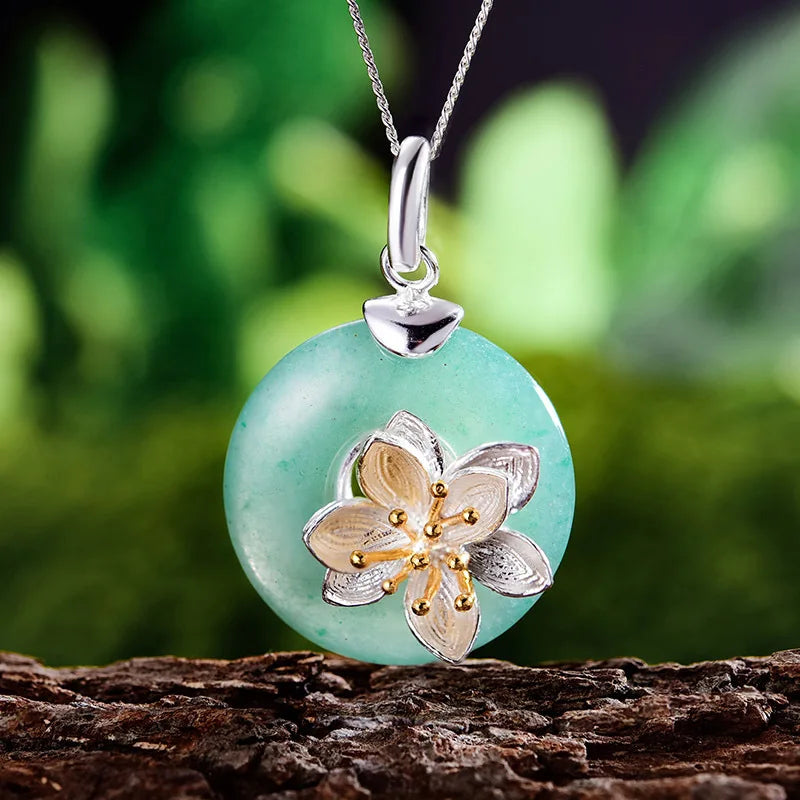 Suytable s925 Aventurine Whispers Pendant ~ only