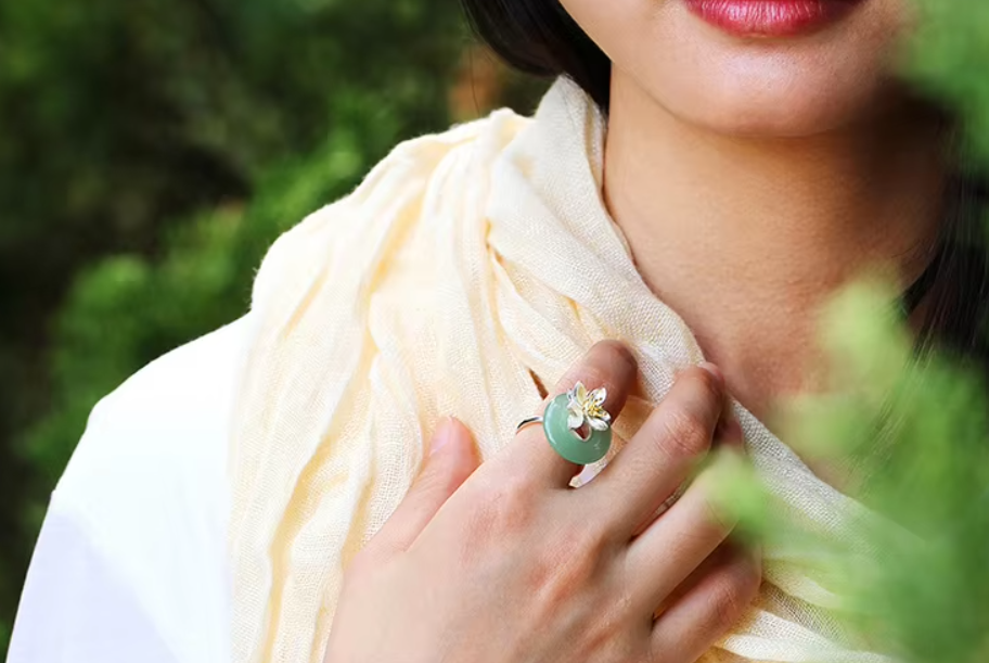 Suytable s925 Whispers Set - Ring, Pendant Necklace, Drop Earrings