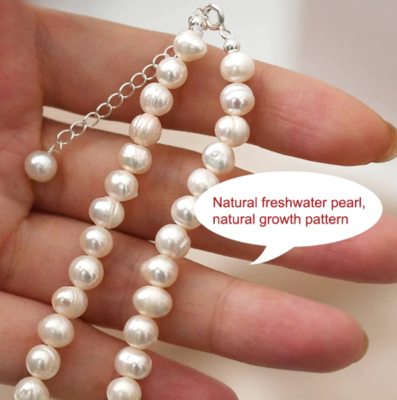 Choker Natural Freshwater Pearl Necklace