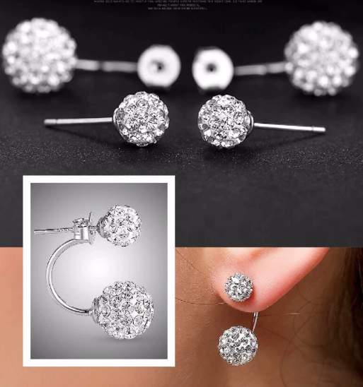 925 Sterling Silver U Bend Stud Earrings