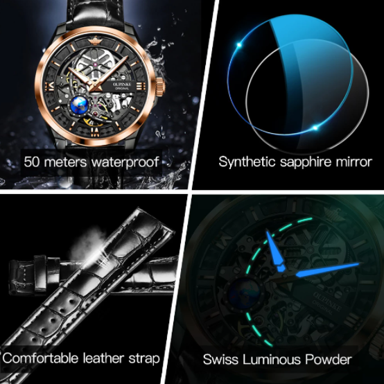 New Luxury Men's Automatic Mechanical Watch