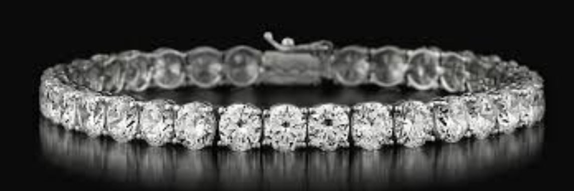 Elegant Moissanite Tennis Bracelet