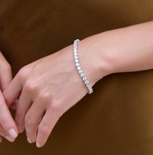 Elegant Moissanite Tennis Bracelet