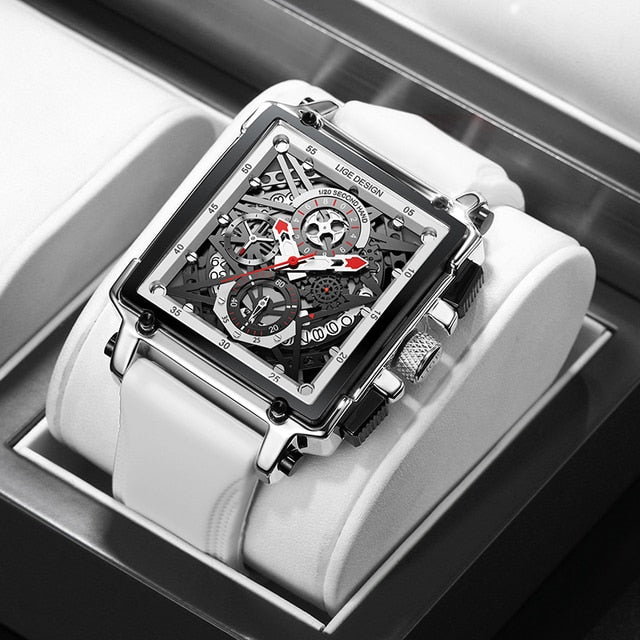 Luxury Hollow Square Sport Watch Success