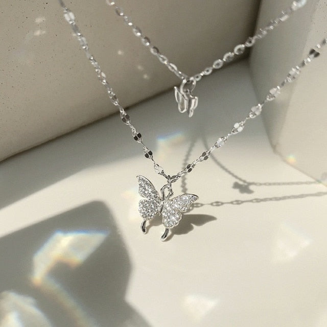 Sparkling Clavicle Chain Choker Necklace