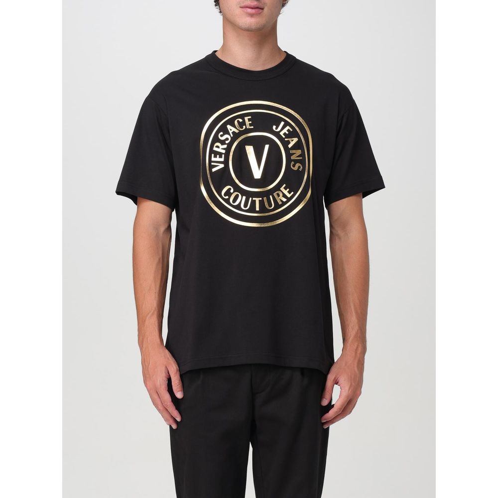 Black Cotton T-Shirt
