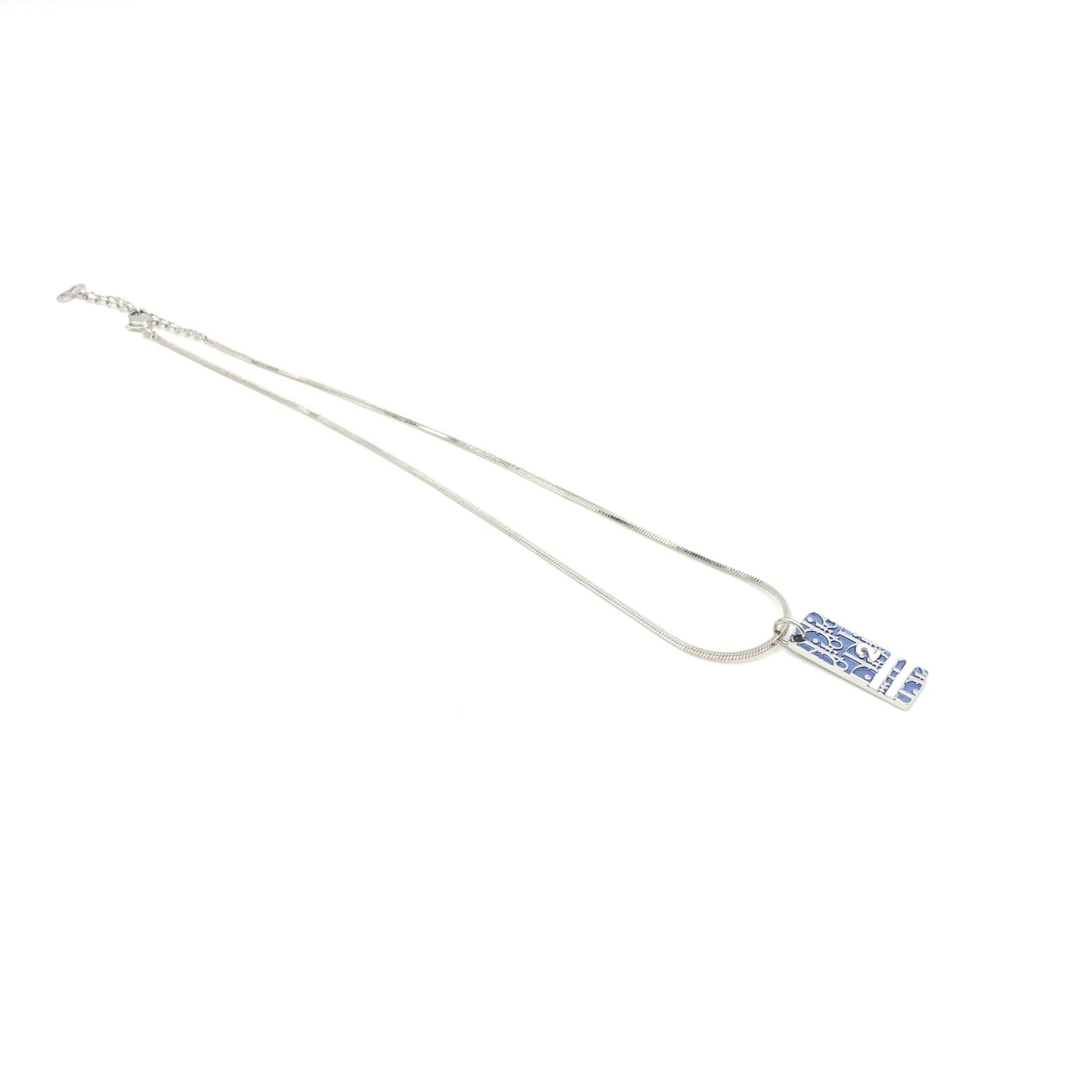 Blue Trotter Pendant Necklace