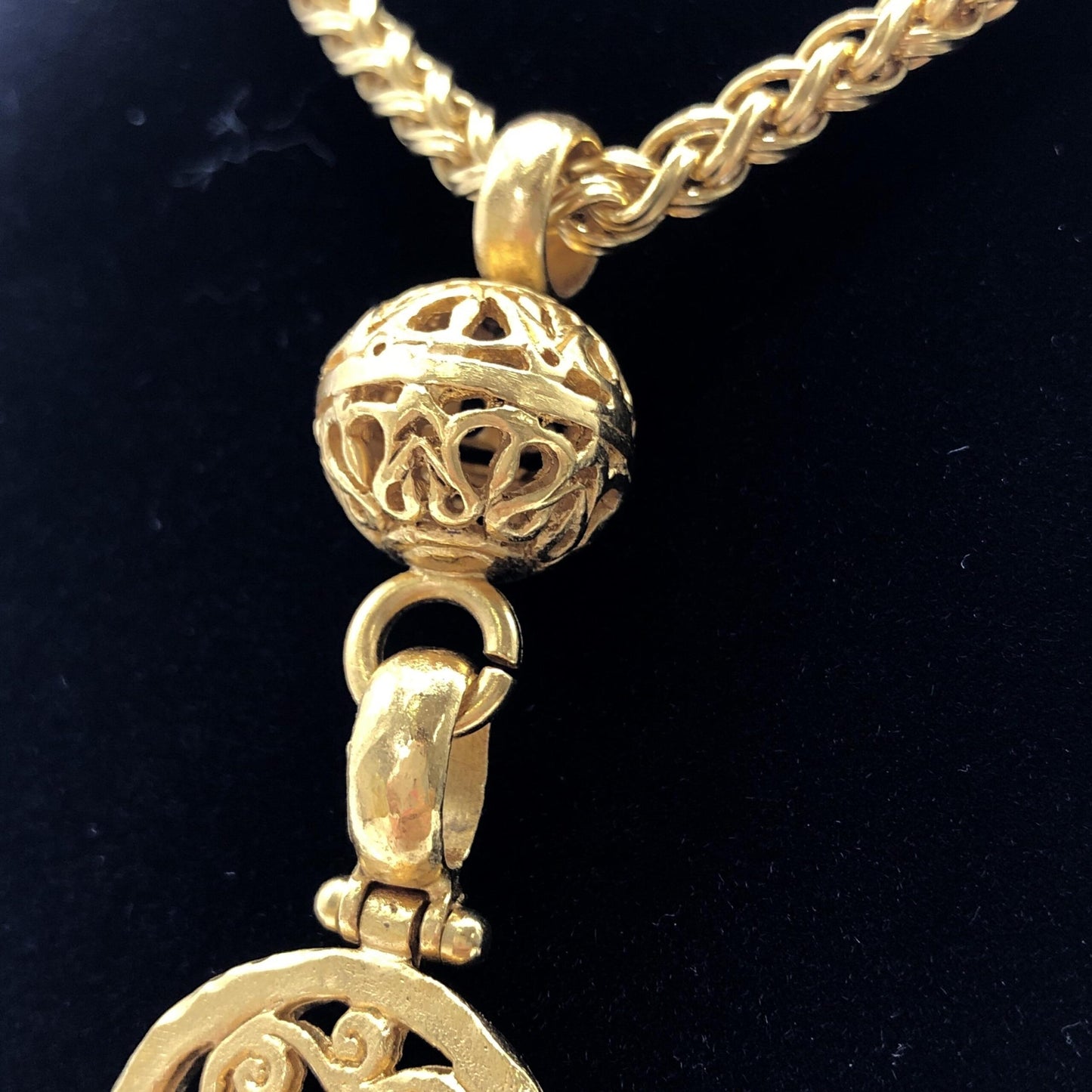 Gold Plated Coco Mark Necklace