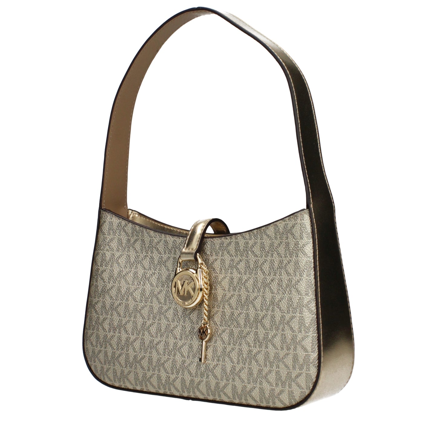 Gold Fabric Handbag