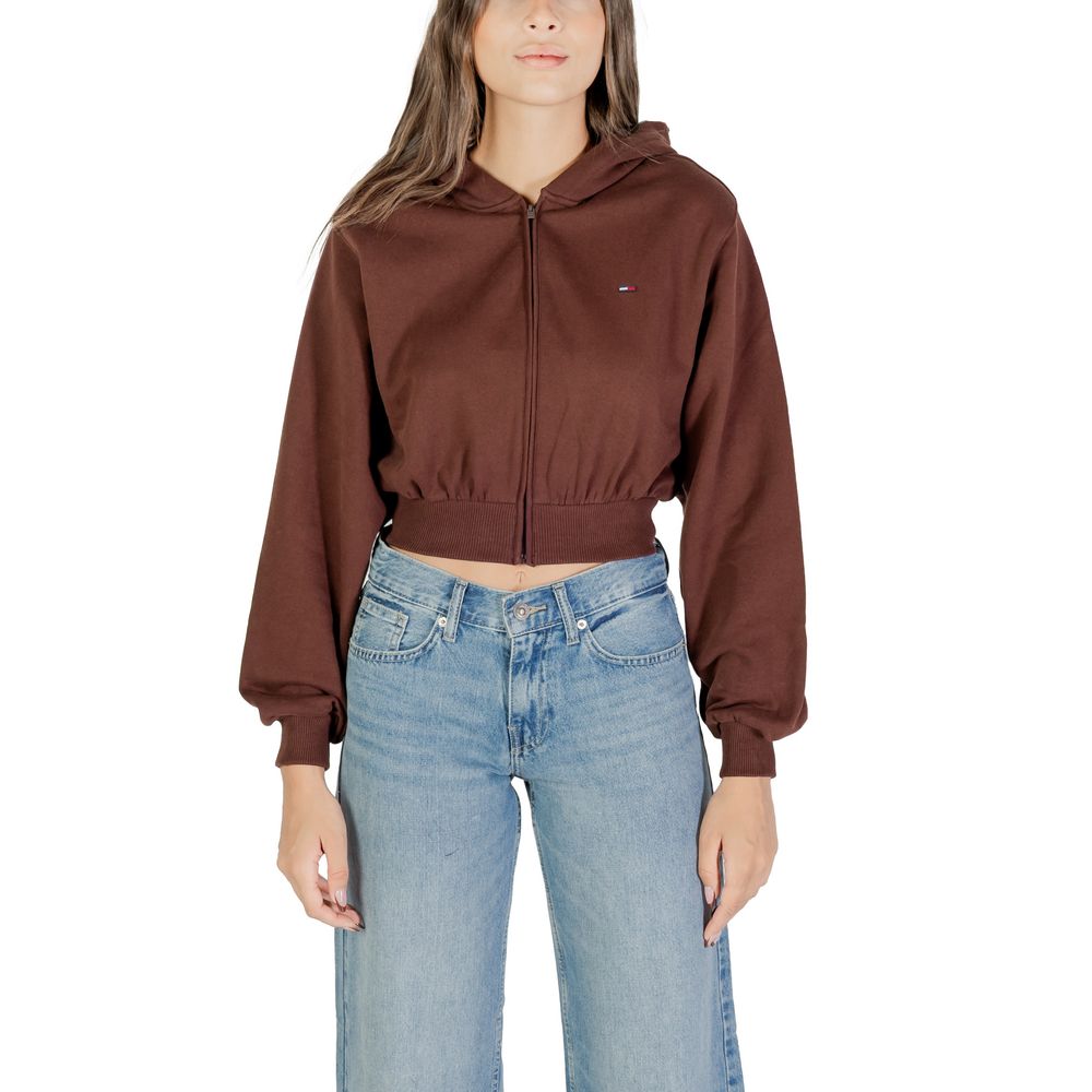 Brown Recycled Cotton Hoodie