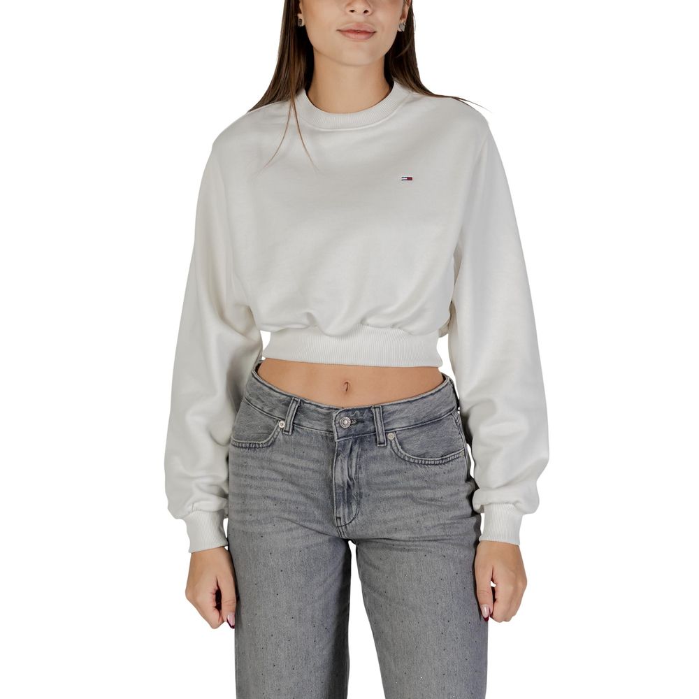Cream Recycled Cotton Sweatshirt