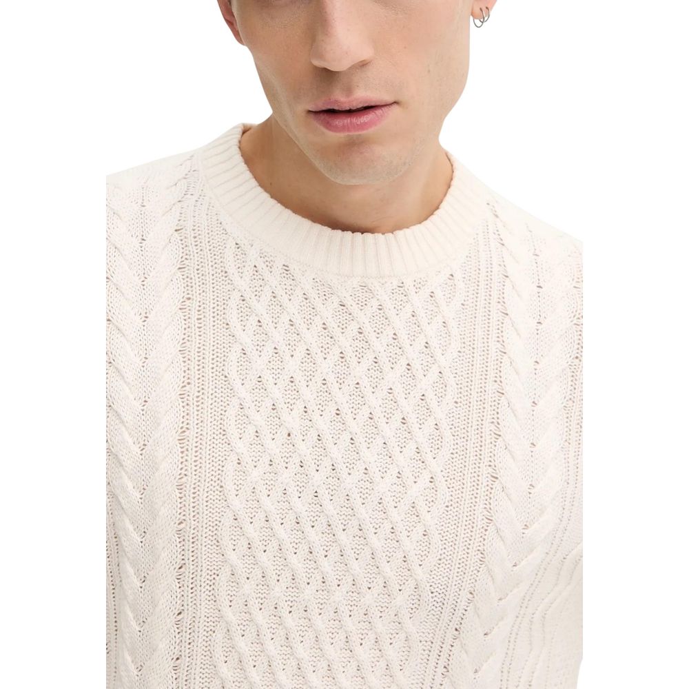 Cream Recycled Cotton Sweatshirt