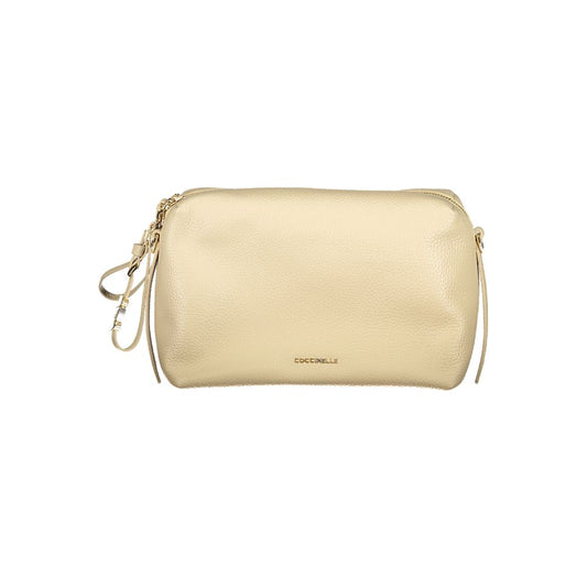 Beige Leather Woman Handbag