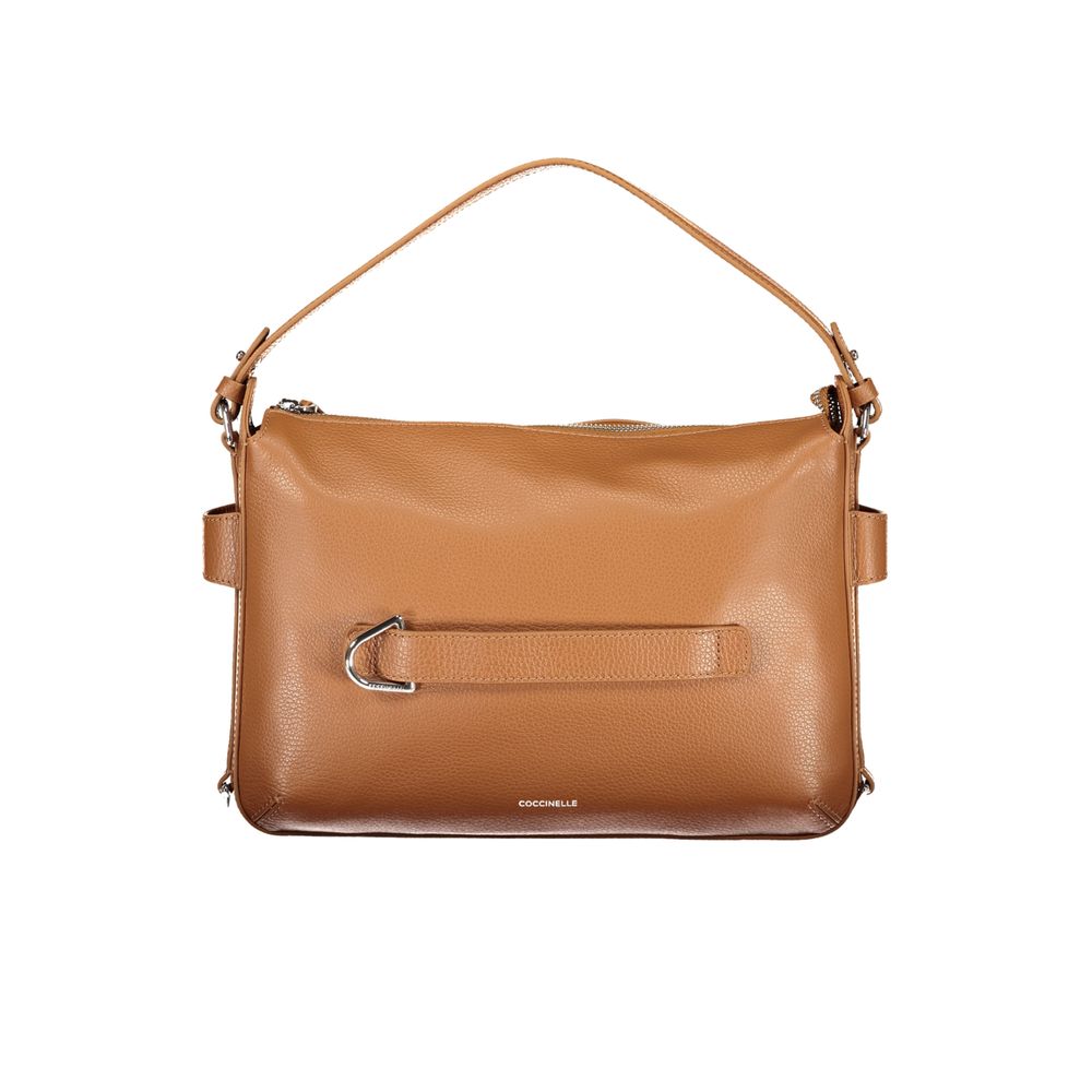 Marrone Leather Women Handbag