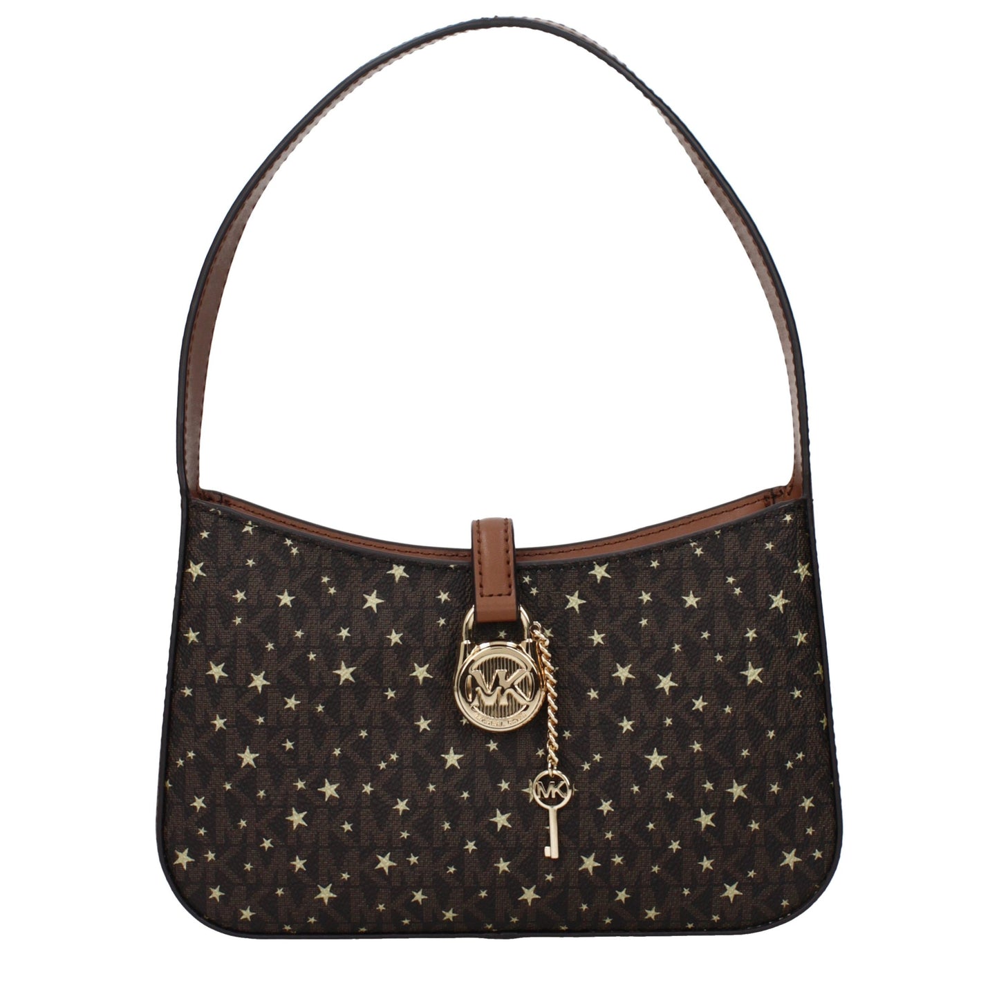 Brown Fabric Handbag
