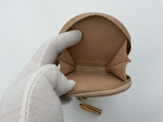 LOUIS VUITTON Micro Boite Chapeau Patent Patchwork LV Bird Coin Purse