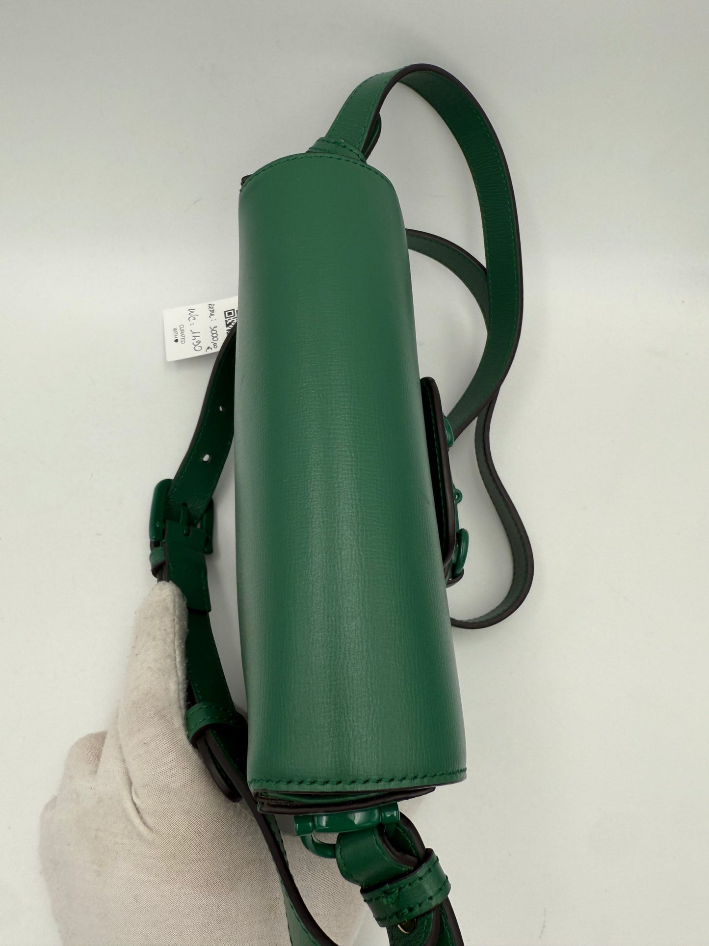 GUCCI HORSEBIT 1955 Emerald Handbag