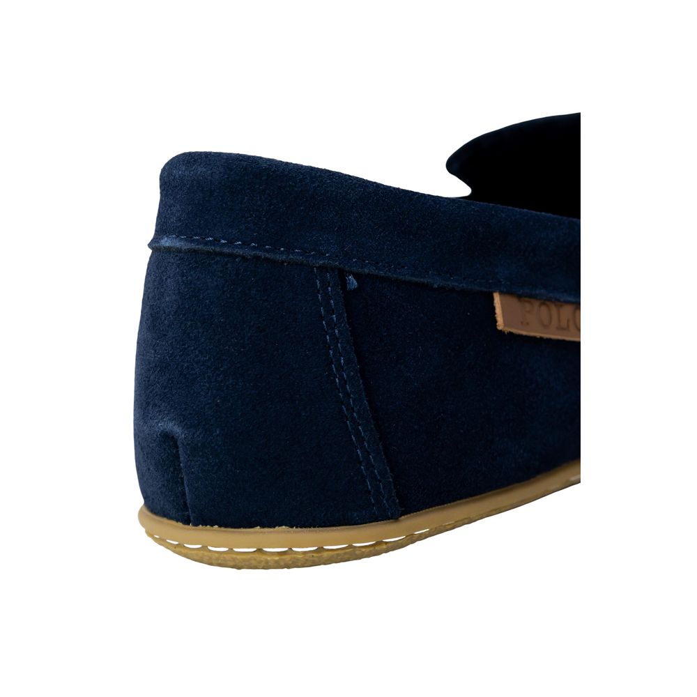 Blue Faux Fur Slippers