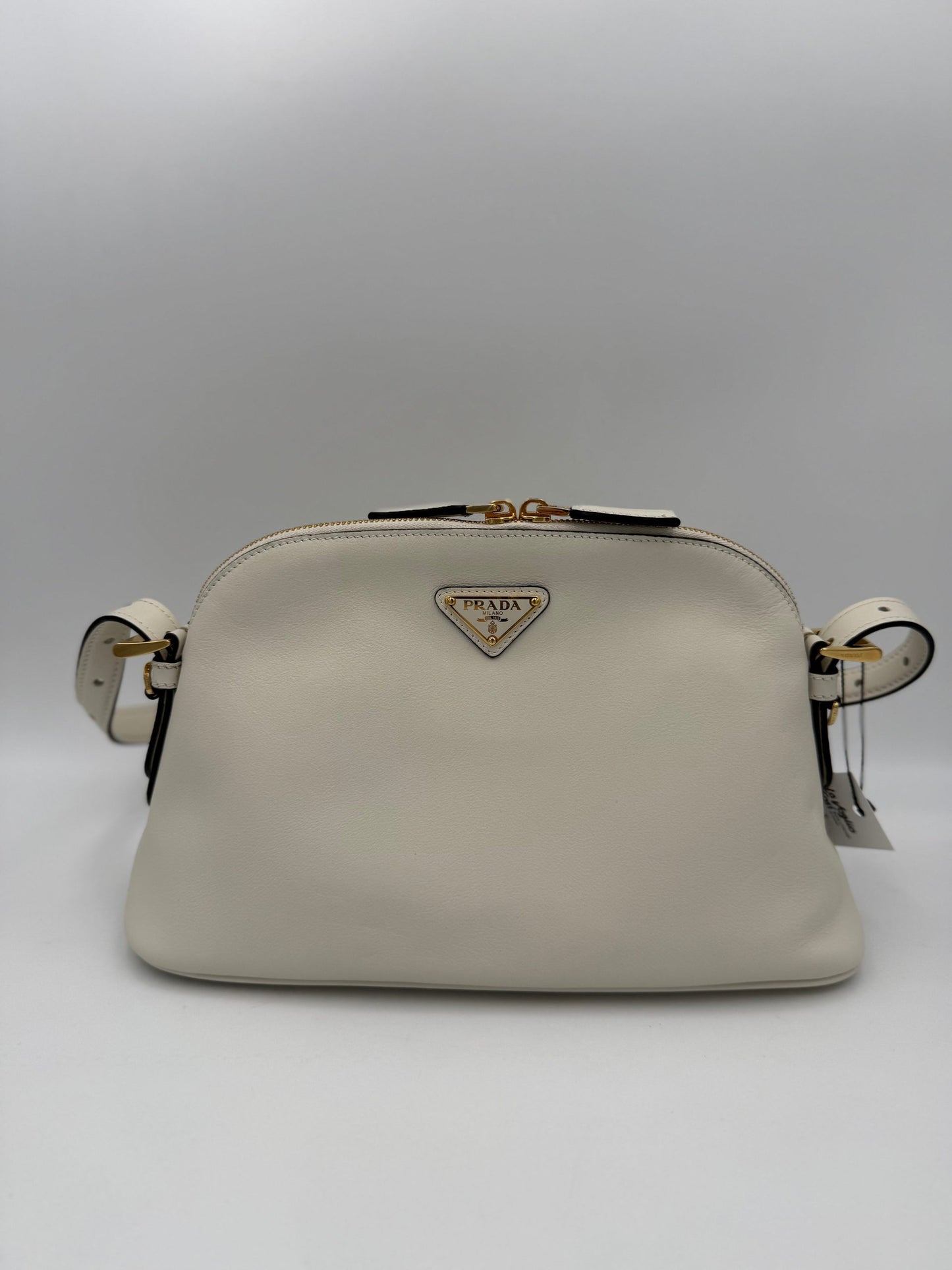 PRADA Bauletto BOWLING in Leather Handbag