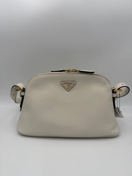 PRADA Bauletto BOWLING in Leather Handbag