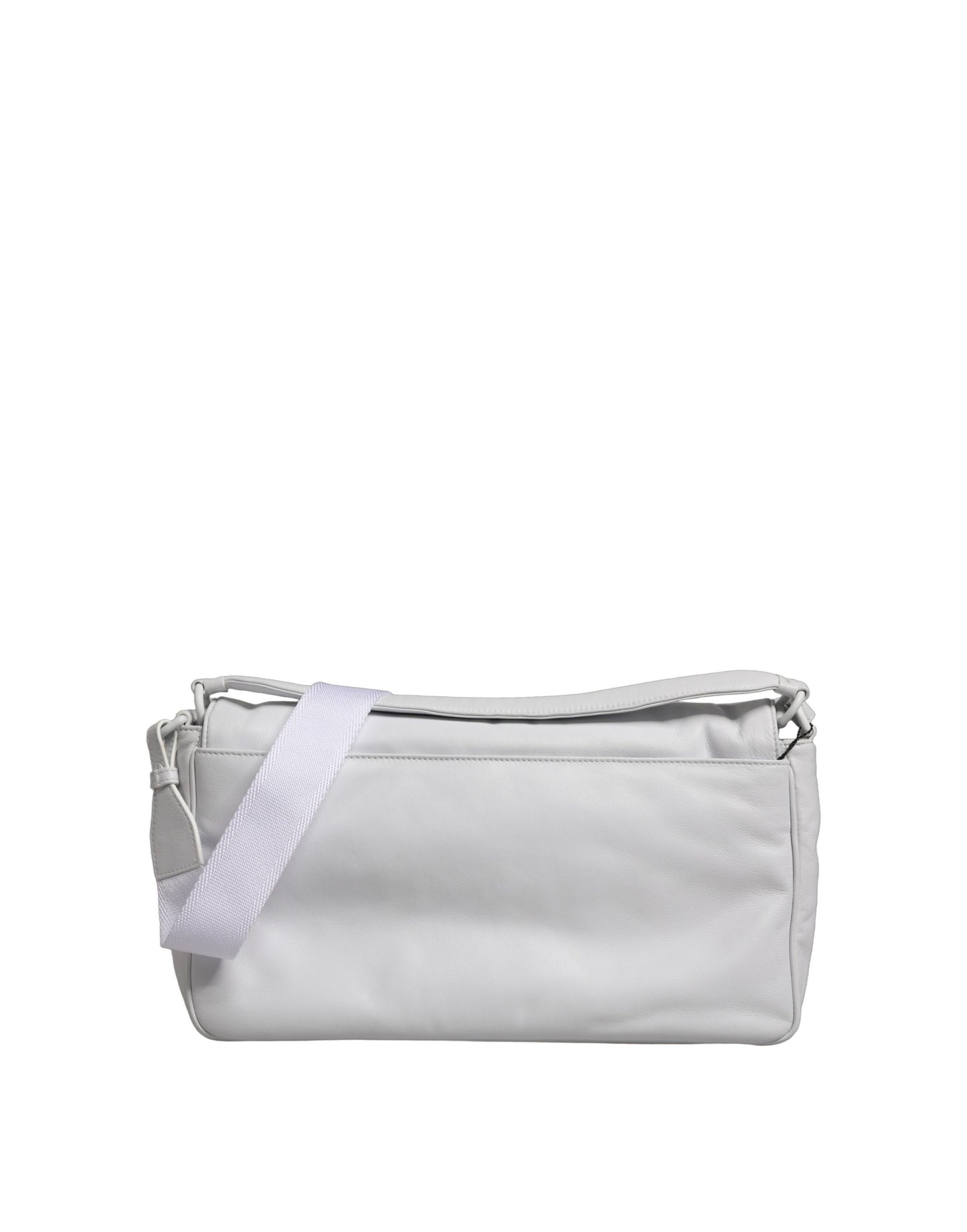White Logo Plaque Crossbody Shoulder Borse Women Bag