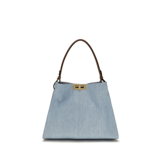 Blue Calf Leather Bos Taurus Handbag