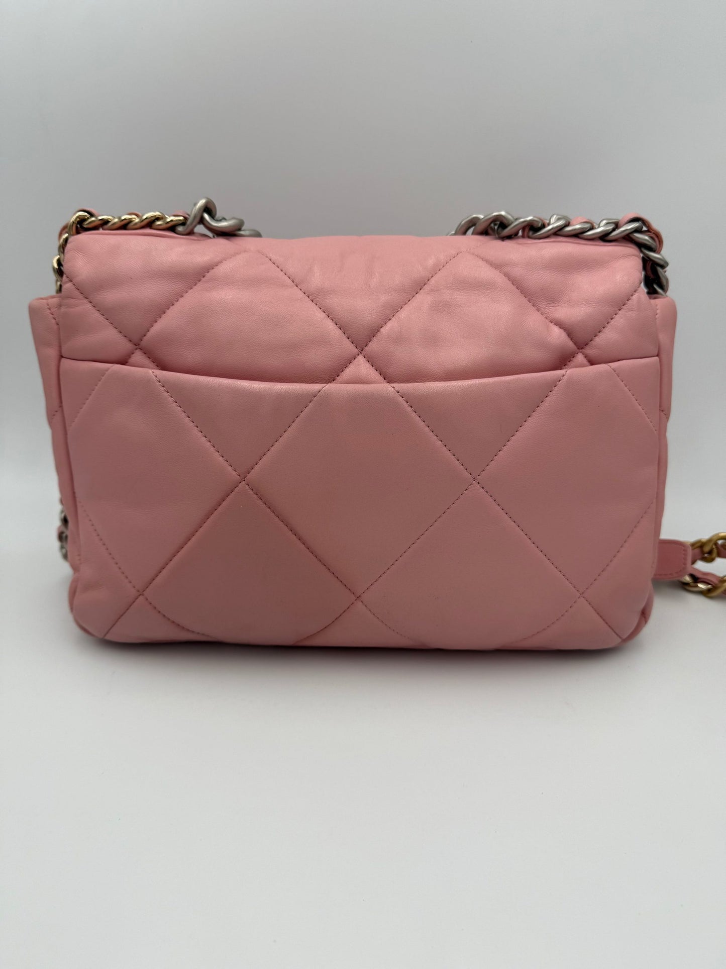 CHANEL 19 Medium Pink Handbag