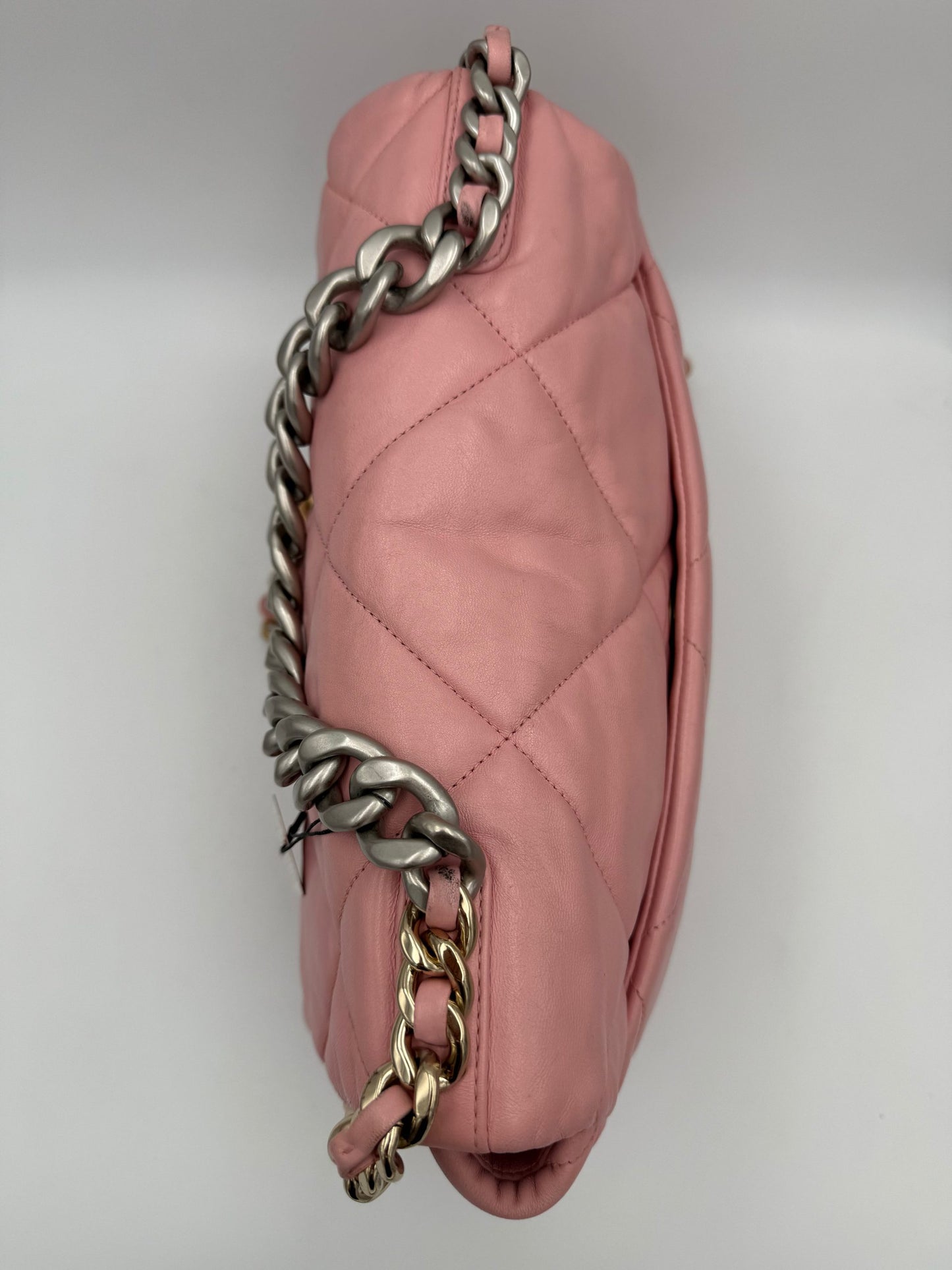 CHANEL 19 Medium Pink Handbag