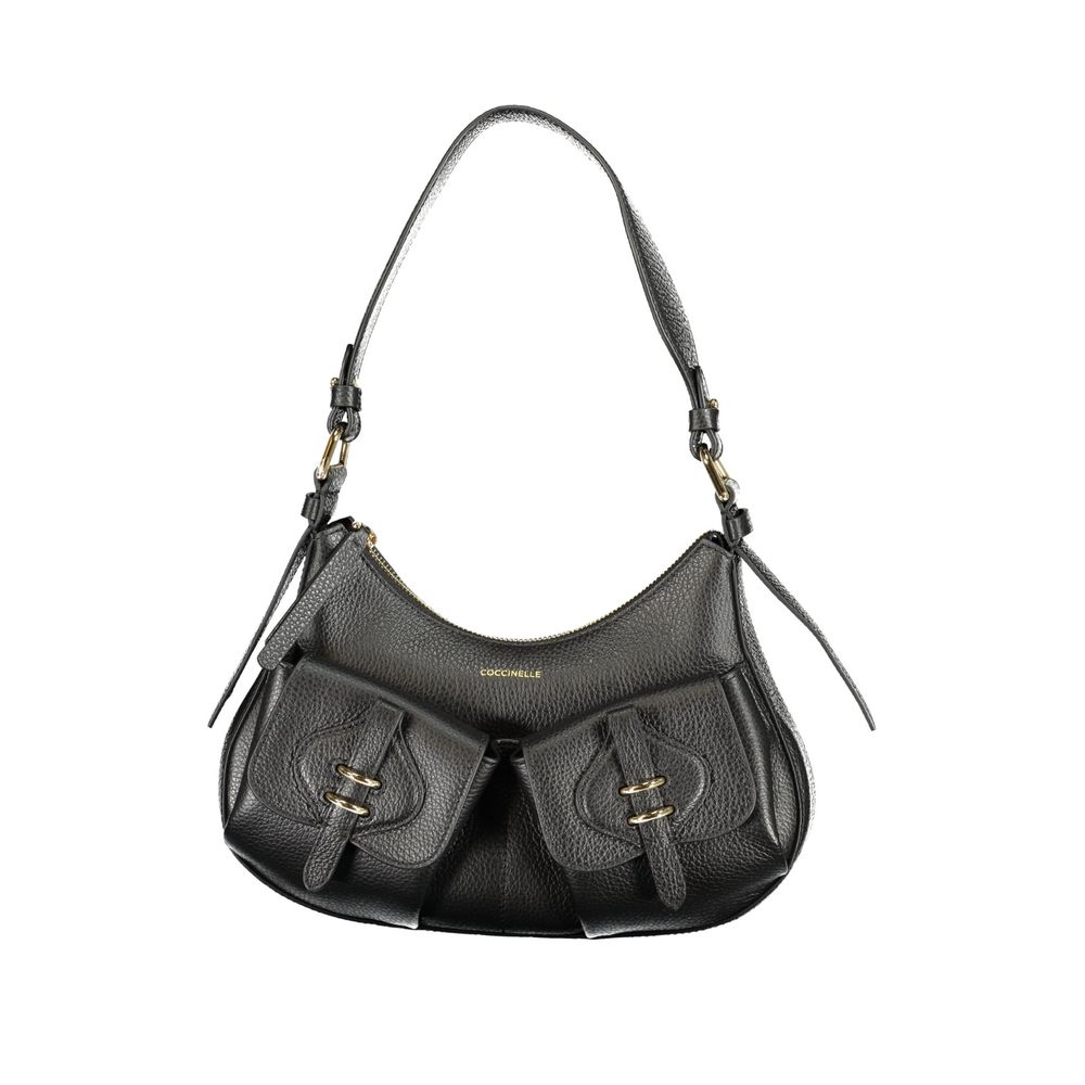 Nero Leather Women's Bag with Multiple Pockets