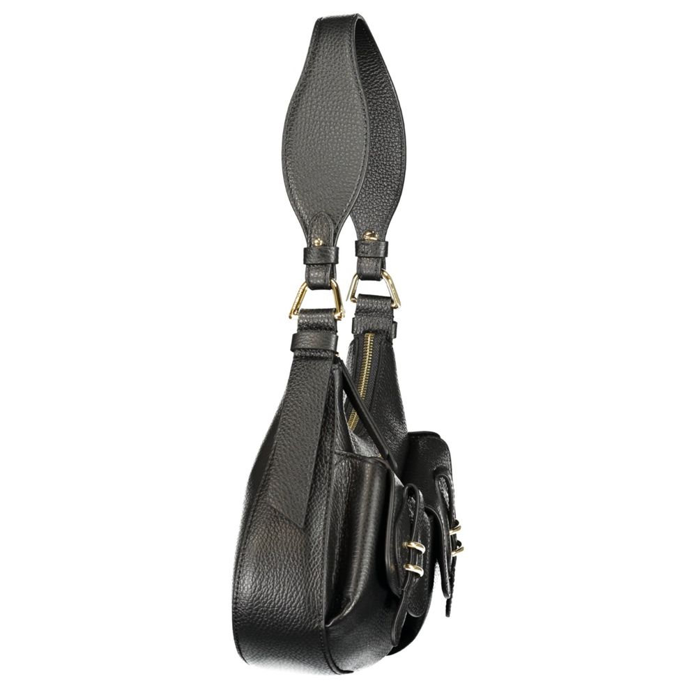 Nero Leather Women's Bag with Multiple Pockets