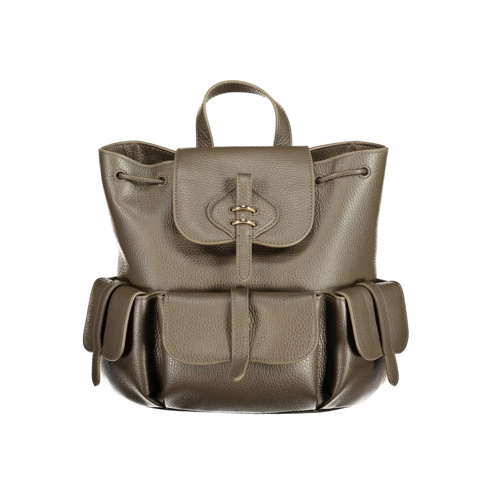 Brown Leather Women's Backpack