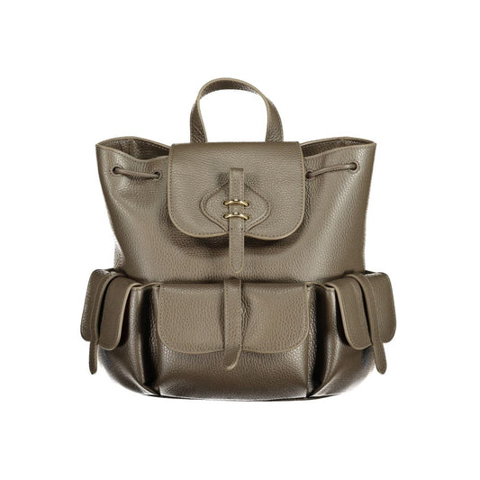 Brown Leather Women's Backpack