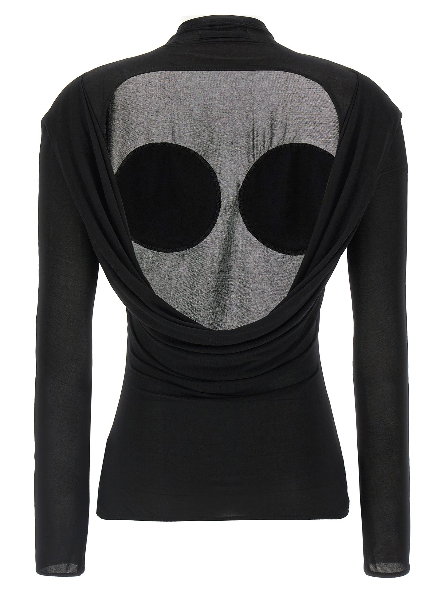 Black Viscose Cardigan