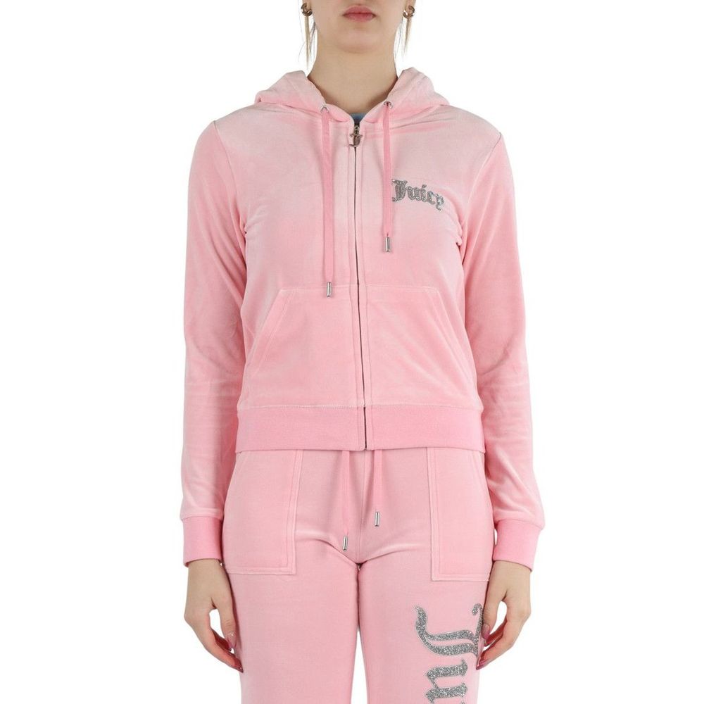 Pink Polyester Sweatshirt