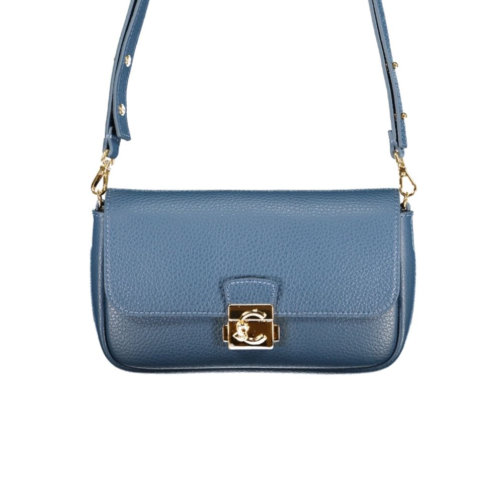 Blue Leather Womens Bag