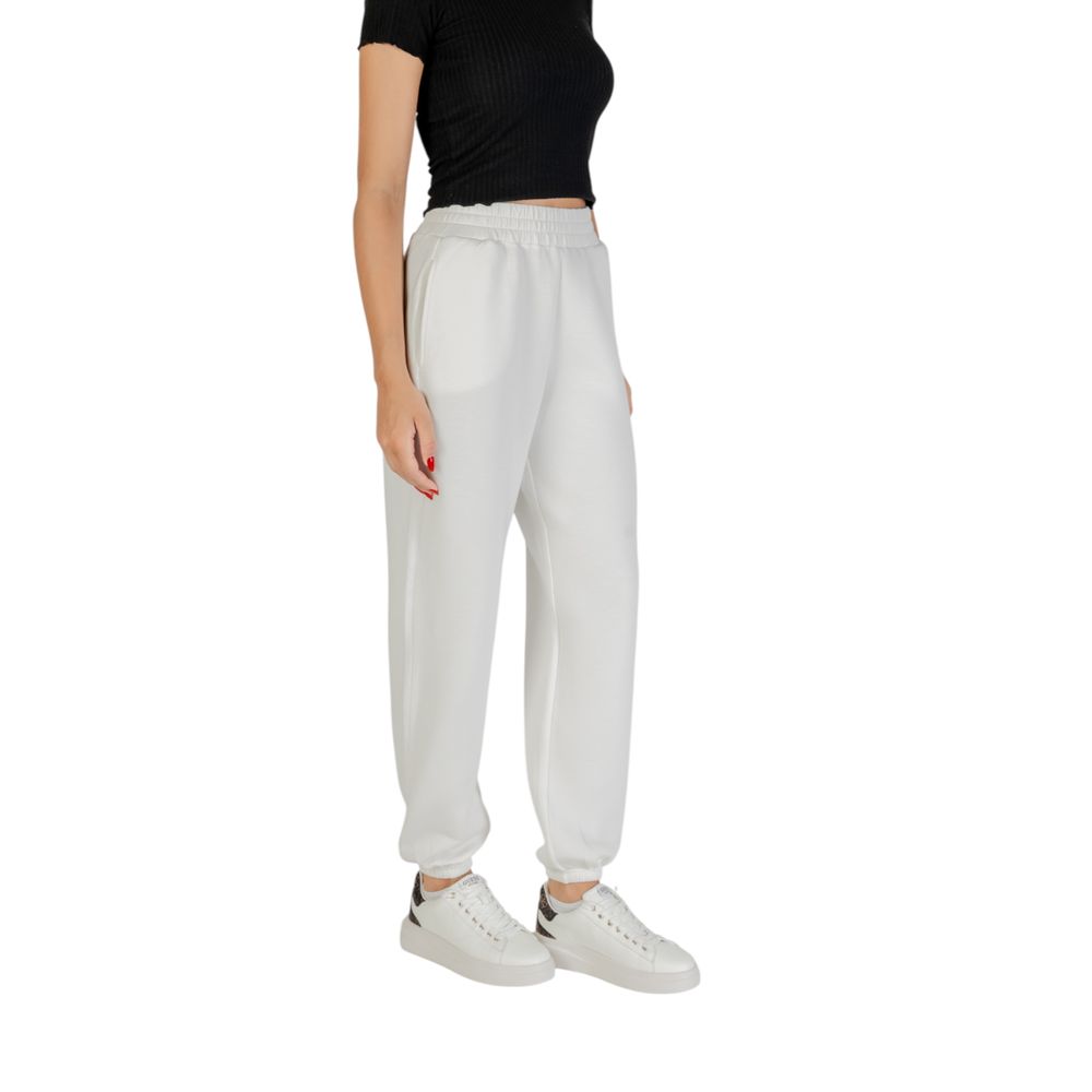 Beige Viscose Joggers (Workout Pants)