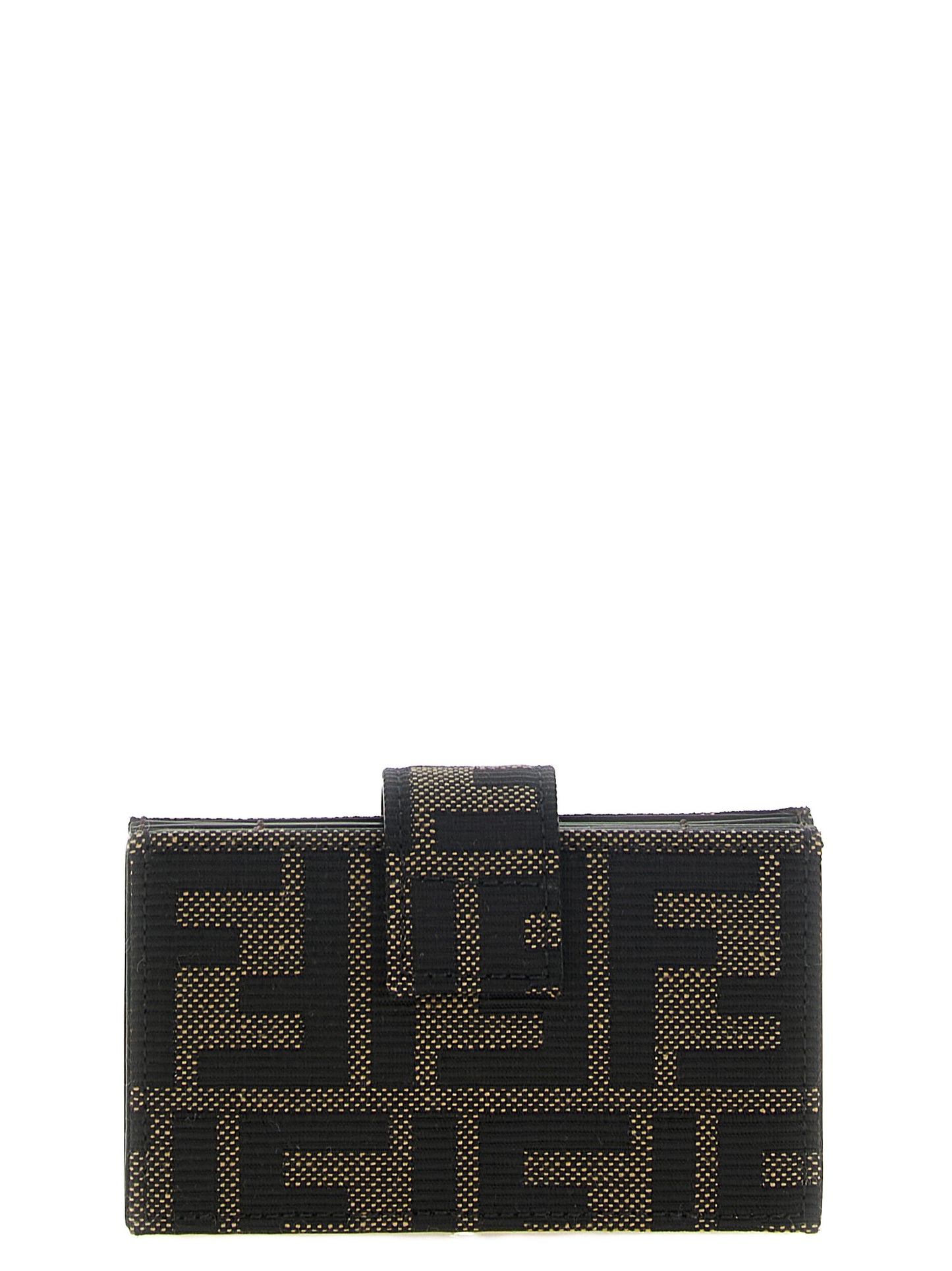 Brown Polyester Cardholder