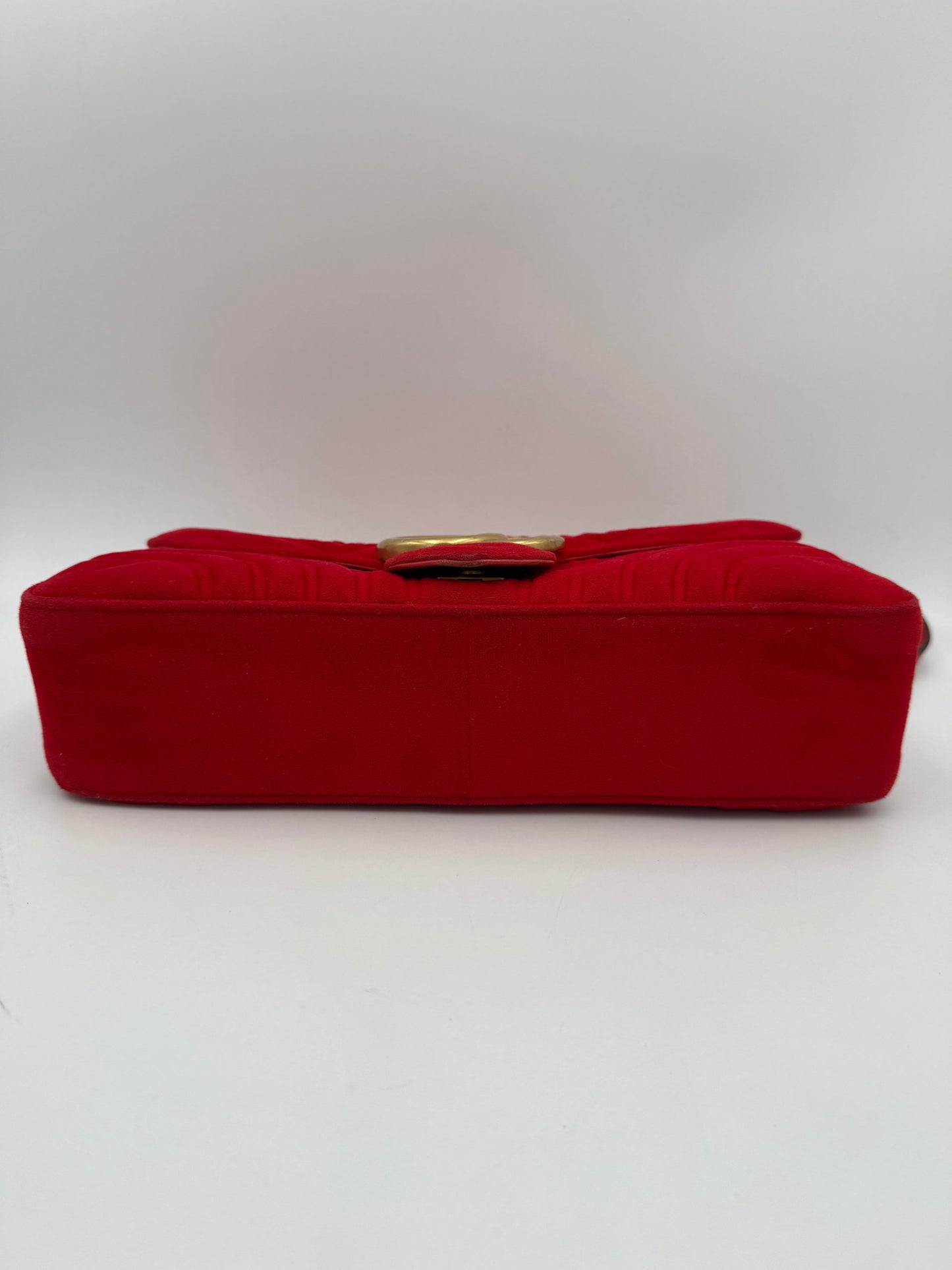 MARMONT Red Velvet Handbag