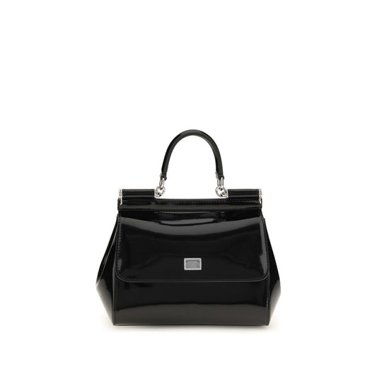 Black Calf Leather Bos Taurus Handbag