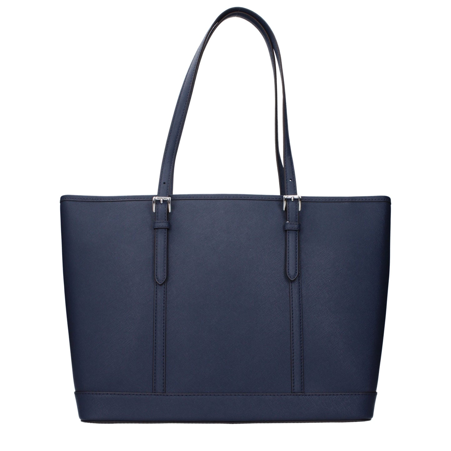 Blue Leather Shoulder Bag
