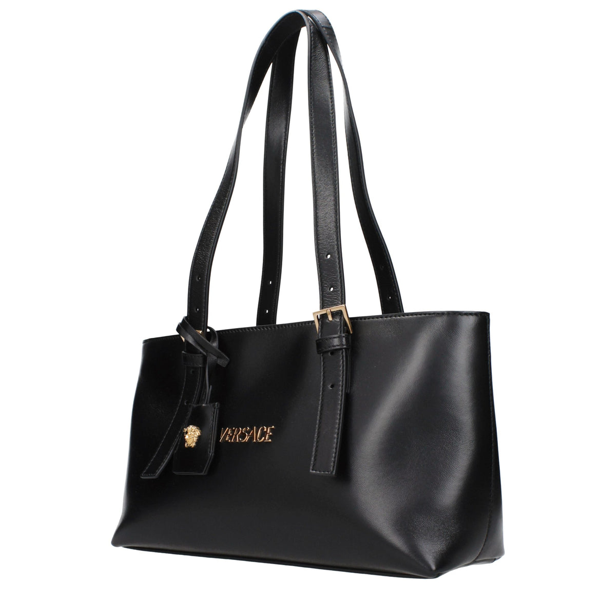 Black Leather Shoulder Bag